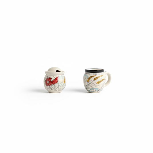Artables Cream and Sugar Set