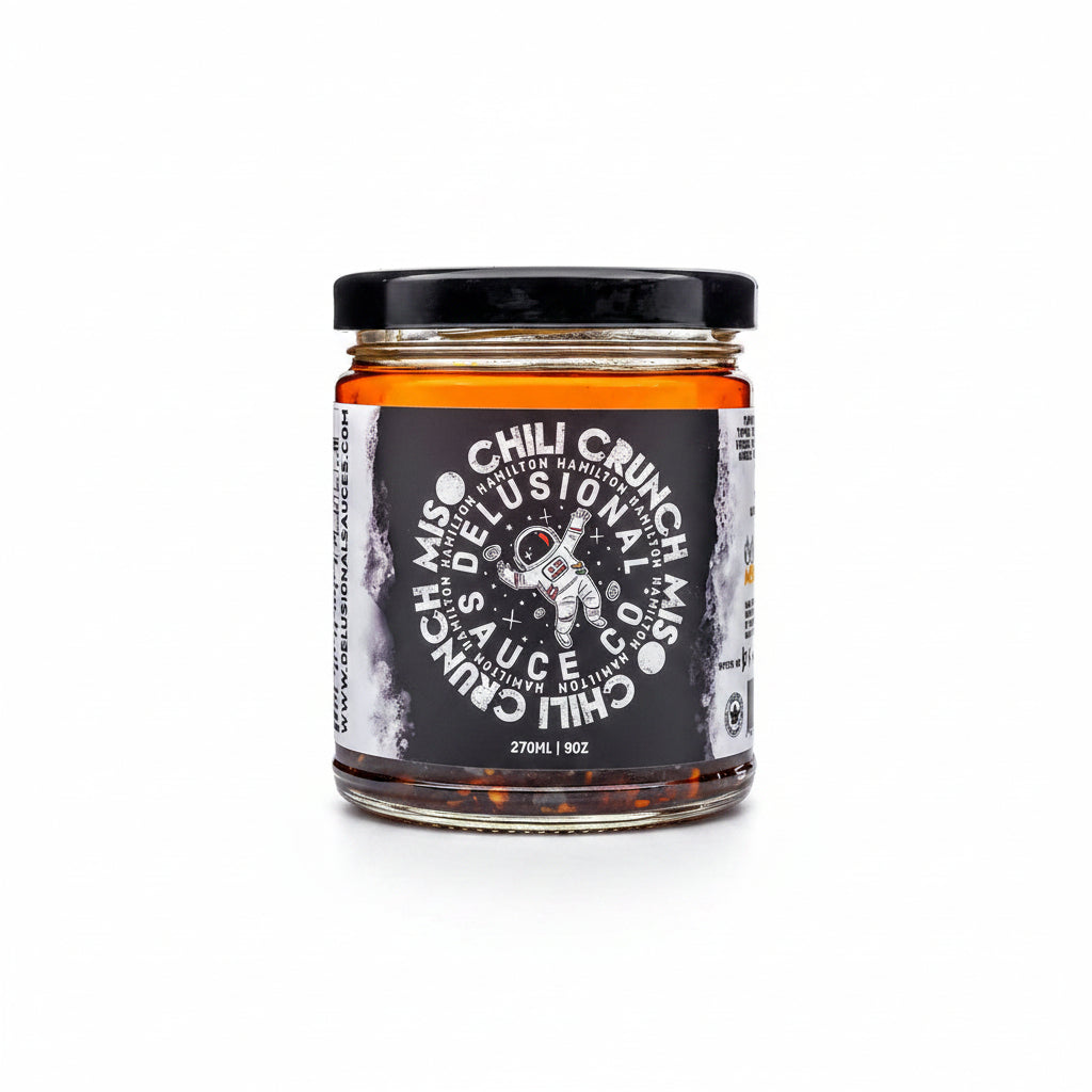 Miso Chili Crunch- Delusional Sauce Co.