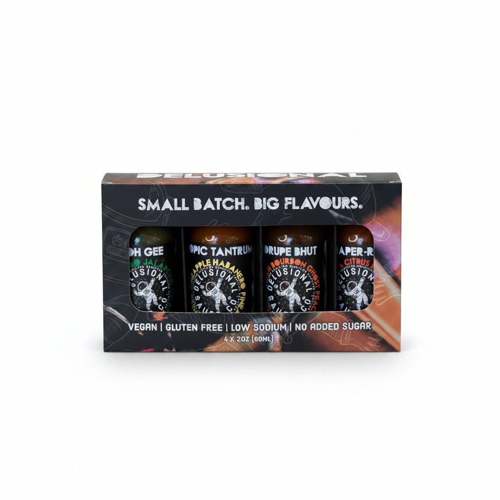 Delusional Co. Hot Sauce ( 4 x 2 OZ PK)