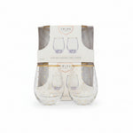 Twine Starlight Stemless Wine Glasses Set Of 2
