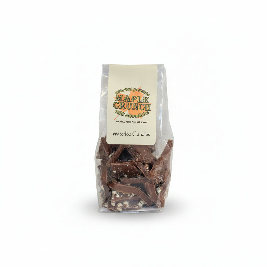 Roasted Pecans Maple Crunch Waterloo Candies