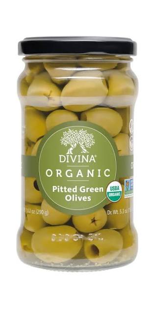 Divina Organic Pitted Olives